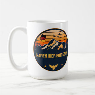 Personalisierter Ortsname Deutschland Runddesign Coffee Mug