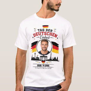 Personalisiertes Foto zum Tag der Deutschen Einhei T-Shirt