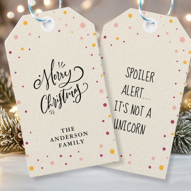 Personalising Merry Christmas Gift Tags (Creator Uploaded)