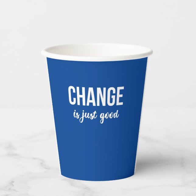 personality development inspirational text message paper cups (Front)