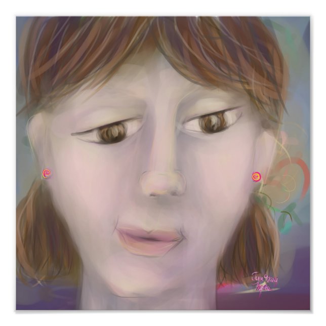 Personality Portrait 12x12 Limited Edition June 9 Photo Print (Front)