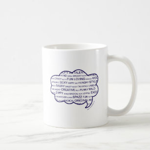Personality Tag Cloud Coffee Mug