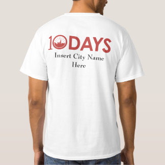 Personalizable 10 Days T-Shirts 