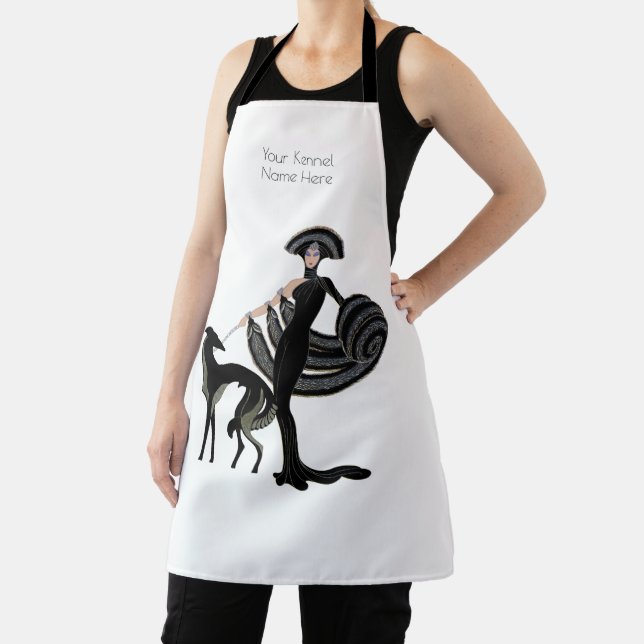 Personalizable Art Deco Grooming Apron (Insitu)