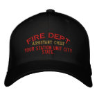 Personalizable Assistant Chief Firefighter Hat