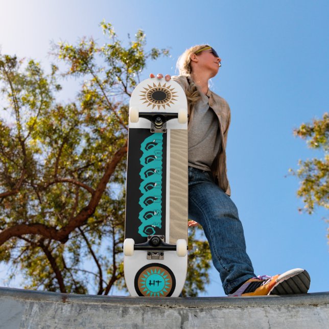 Personalizable Awesome "Tsunami" Skateboard (Outdoor 1)