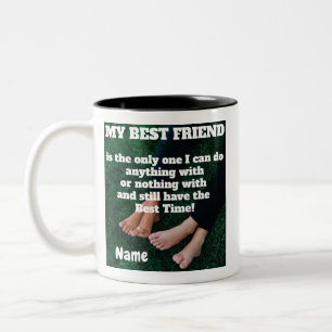 Personalizable Best Friend Coffee Mug  