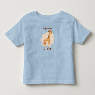 Personalizable Big Brother Boy's Toddler T-Shirt