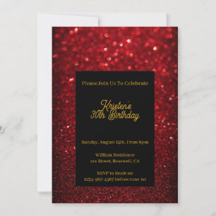 Personalizable Birthday Invitation