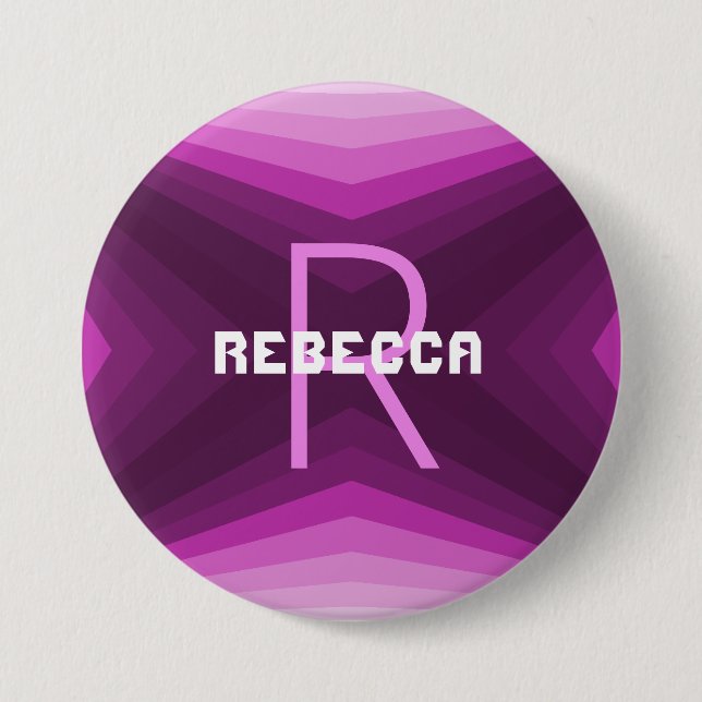 Personalizable button Pink - HAMbyWG (Front)