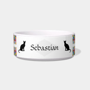 Personalizable  Cat Food Bowl