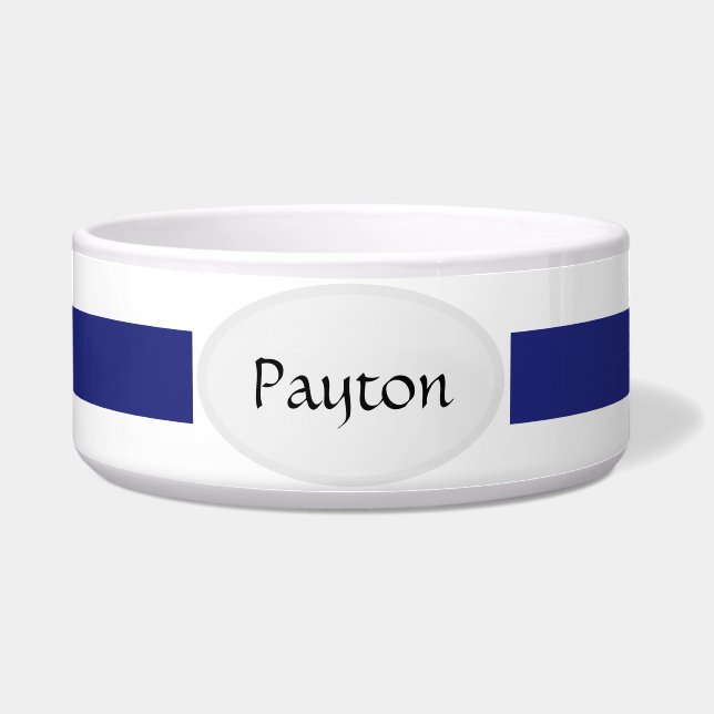 Personalizable Ceramic Pet Bowl (Front)