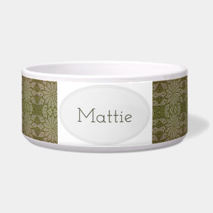 Personalizable Ceramic Pet Bowl