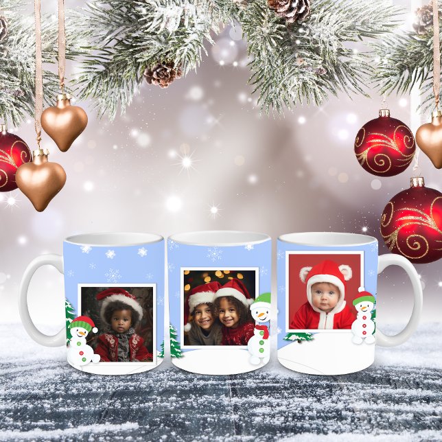 Personalizable Christmas Photo Mug, 11 oz Coffee Mug (Creator Uploaded)