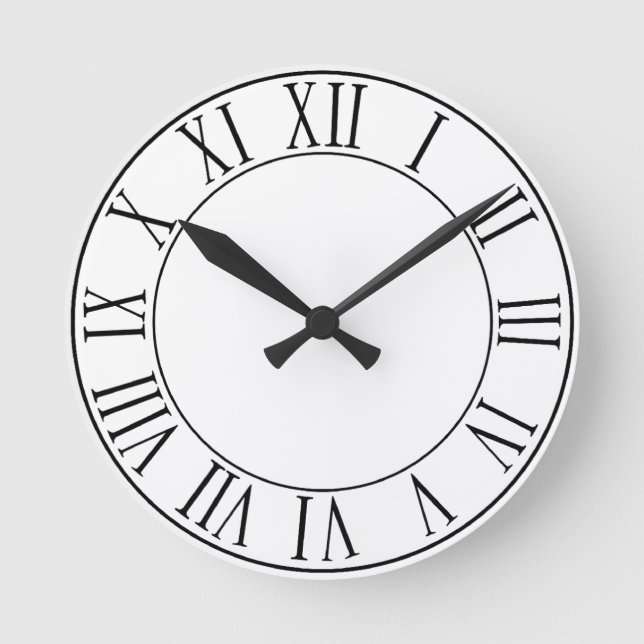 Personalizable Clock with Numbers (Front)