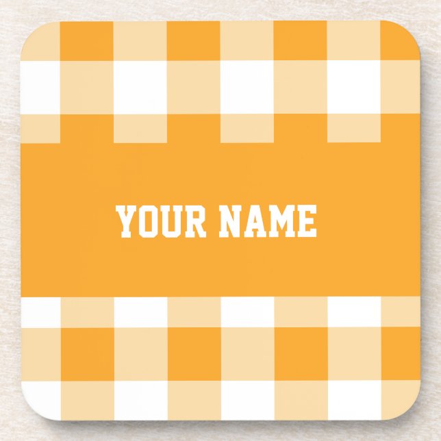 Personalizable cool home décor coaster (Front)