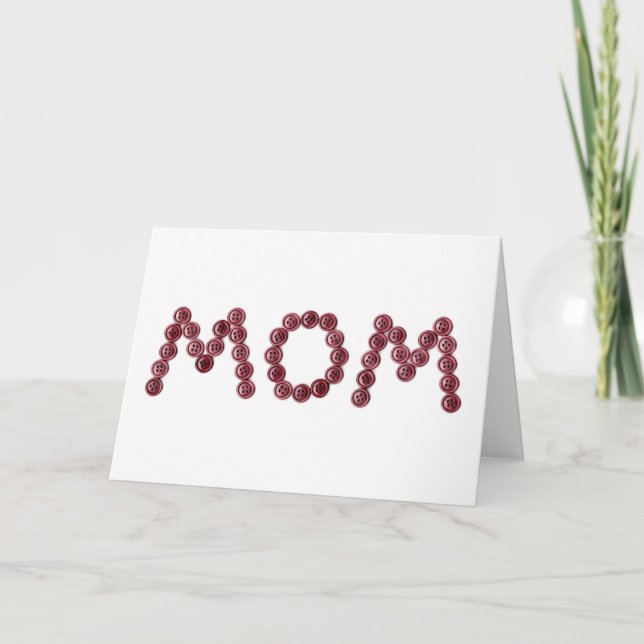 Personalizable Cute Fun Unique Mother's Day Card (Front)