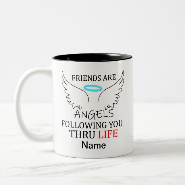 Personalizable Friendship Coffee Mug (Left)