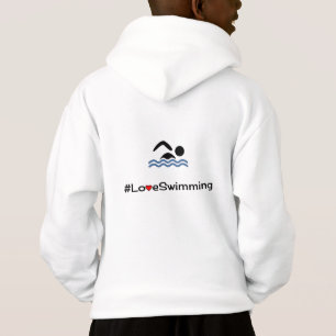 Personalizable front love swimming pictogram