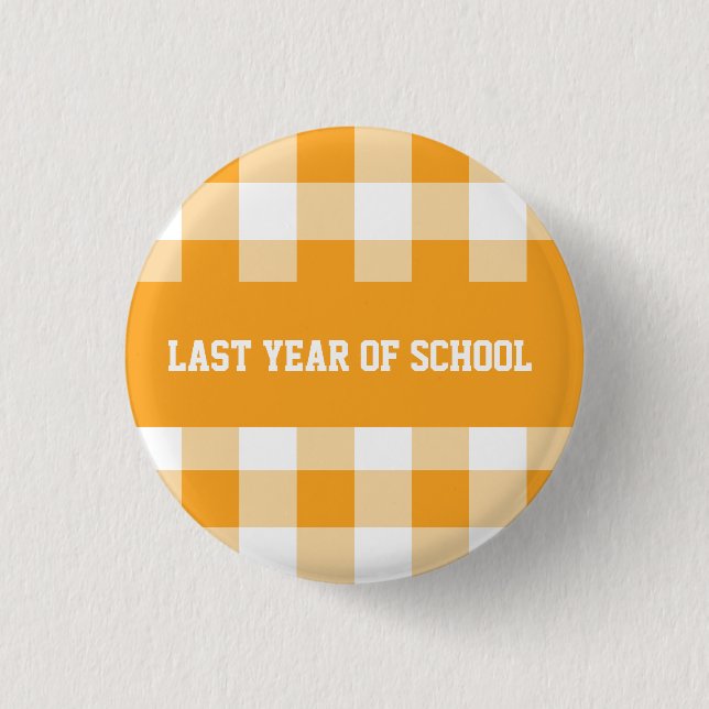 Personalizable funny school  3 cm round badge (Front)