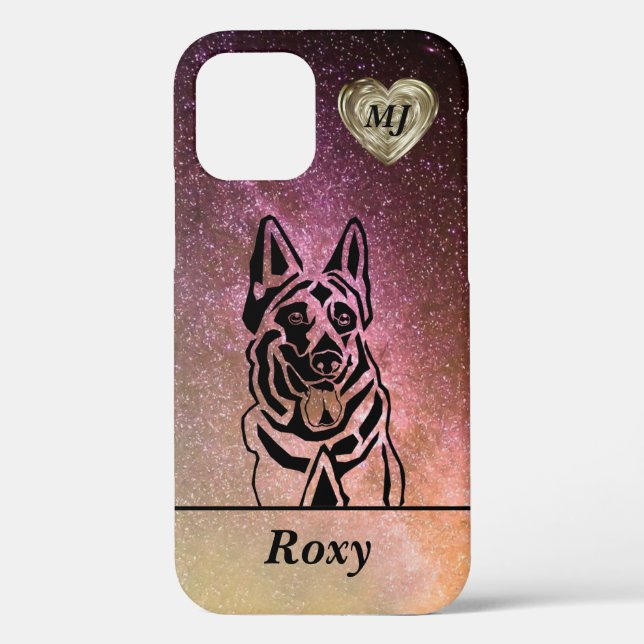 Personalizable German Shepherd Apple iPhone Case (Back)