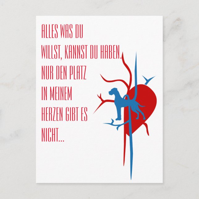 personalizable Great Dane cards (Front)