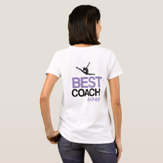 Personalizable Gymnastics Coach Best Coach Ever T-Shirt