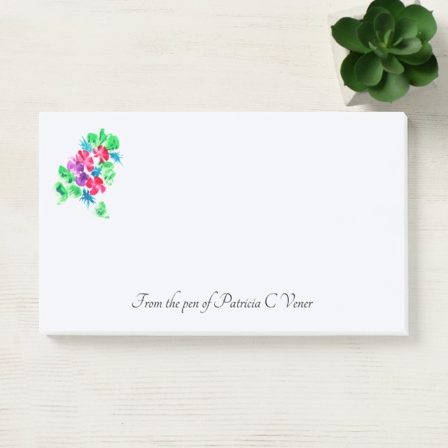 Personalizable Horizontal Post-it Notes (Office)
