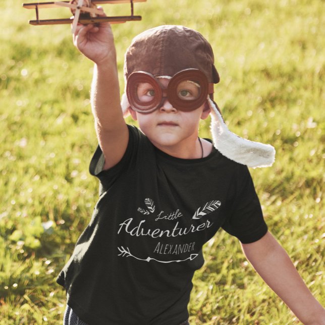 Personalizable Little adventurer Baby T-Shirt (Creator Uploaded)