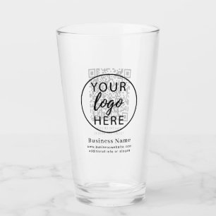 Personalizable Modern Business Logo Promo Glass