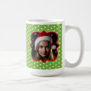 Personalizable "Nice List" Photo Mug, 15 oz Coffee Mug