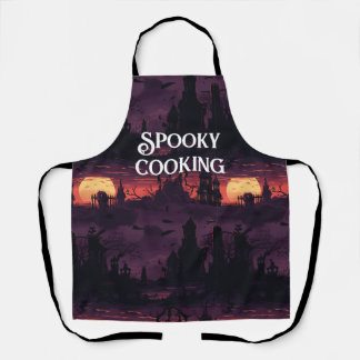 Personalizable para Cocina Espeluznante Halloween Apron
