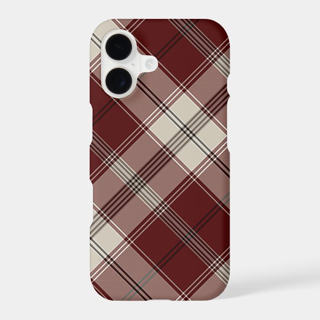 Personalizable Red & Tan Plaid (Back)