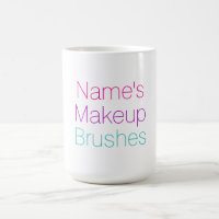 Personalizable Your Name Makeup Brushes Holder