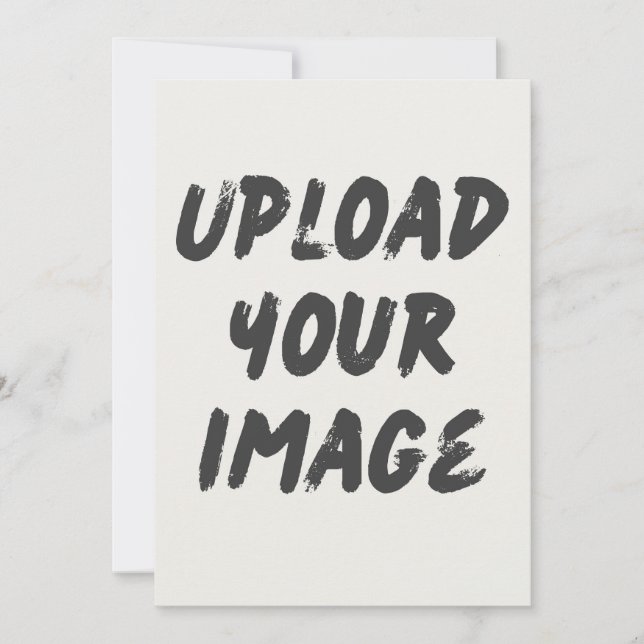 Personalizated Custom Invite Upload your Image II (Front)