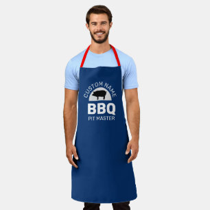 Personalize  BBQ Pitmaster Griller Pork Lover Apron