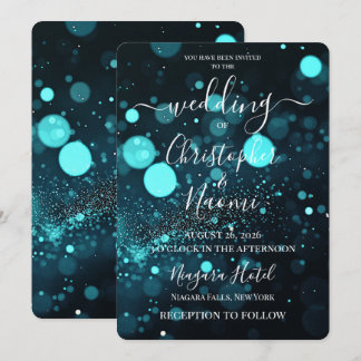PERSONALIZE: Bokeh Blizzard Custom Invitation