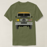 PERSONALIZE BRITISH ARMY VETERAN LAND-ROVER T-Shirt<br><div class="desc">Vintage British Army Land-Rover Series 2. The registration plate can be personalized; as an example I have added the year my dad joined up,  the year he left and his initials,  but you can add whatever you like.</div>