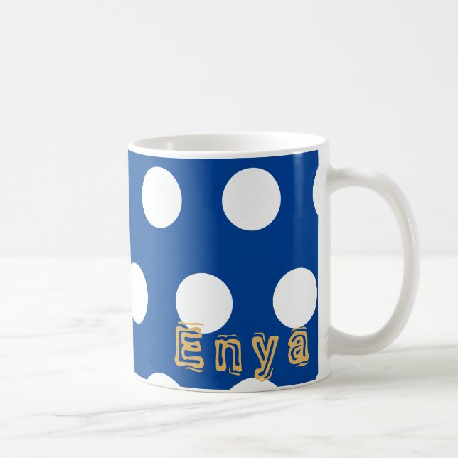 Personalize by Name Polka Mug (Right)