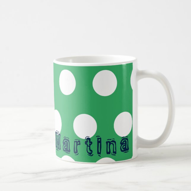 Personalize by Name Polka Mug (Right)