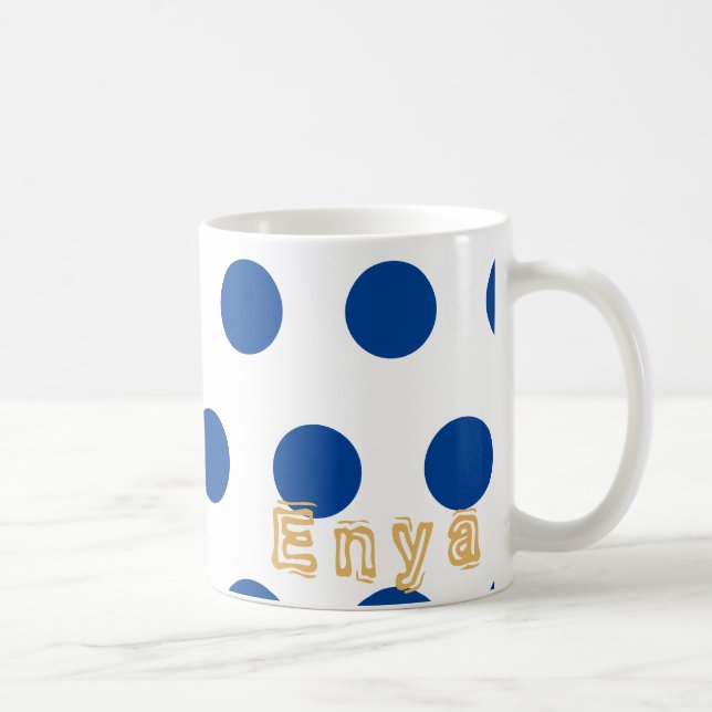 Personalize by Name Polka Mug (Right)