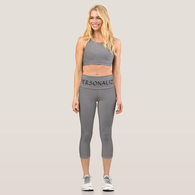 PERSONALIZE  CAPRI LEGGINGS (Front)