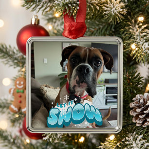PERSONALIZE CHRISTMAS PET PHOTO Ornament