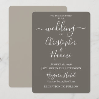 PERSONALIZE - Create Your Own Customised Wedding Invitation