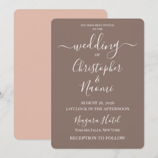 PERSONALIZE - Create Your Own Customised Wedding Invitation
