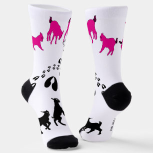 PERSONALIZE Dancing Goats and HoofPrints Socks