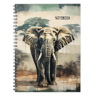 PERSONALIZE: Elephant   Notebook Journal