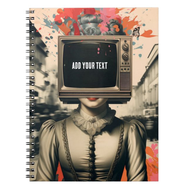PERSONALIZE: Empty Head | Notebook Journal (Front)