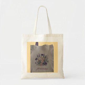 personalize floral tote