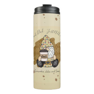 Personalize for Coffee Lover Dad Vintage Thermal Tumbler